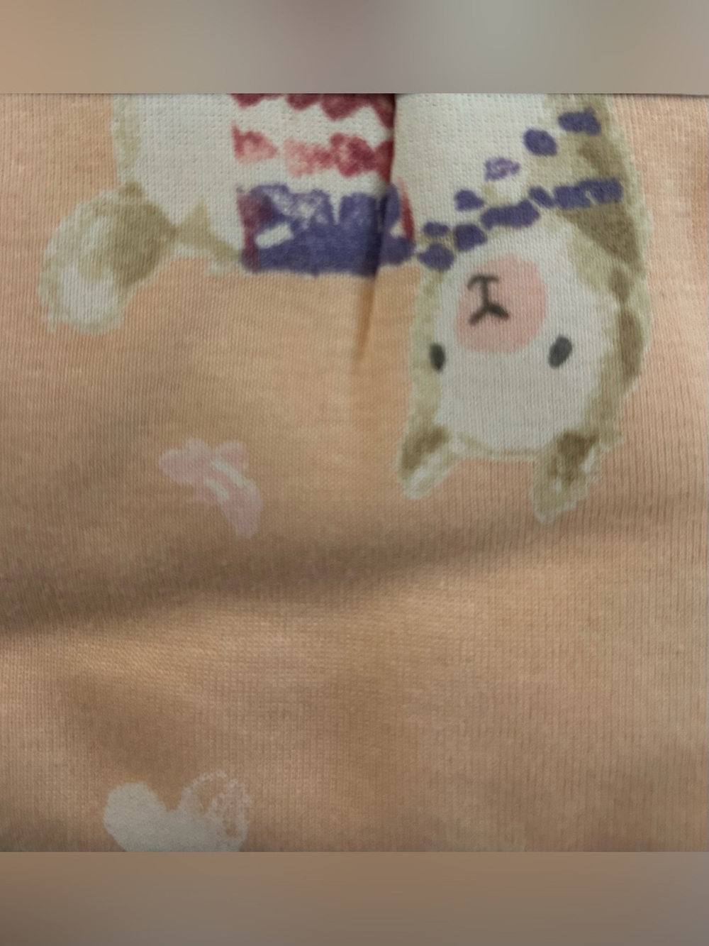 2 Burt's Bees Kids 4-Piece Pajama Sets - Light Pink, Peach, Sky Blue Organic 4T - Picture 3 of 6